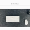 Large Wool Felt Desk Mat and Keyboard Pad