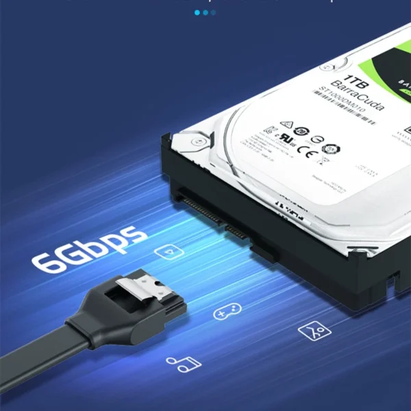 50 cm SATA Multi Color Data Cable